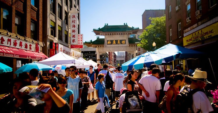Mercado turístico en Boston (Flickr)