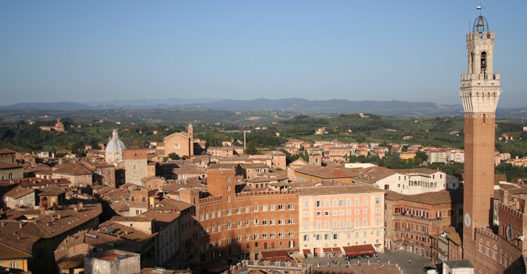 La Piazza del Campo, centro de la ciudad de Siena (iStock)