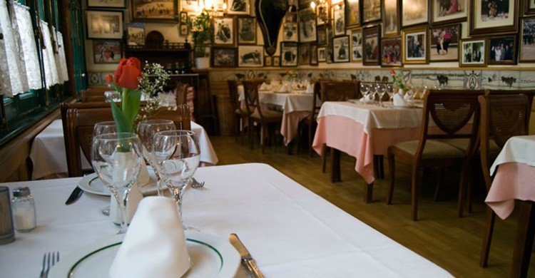 Comedor de Los Toreros en el Café de la Iberia. (www.cafedelaiberia.com)