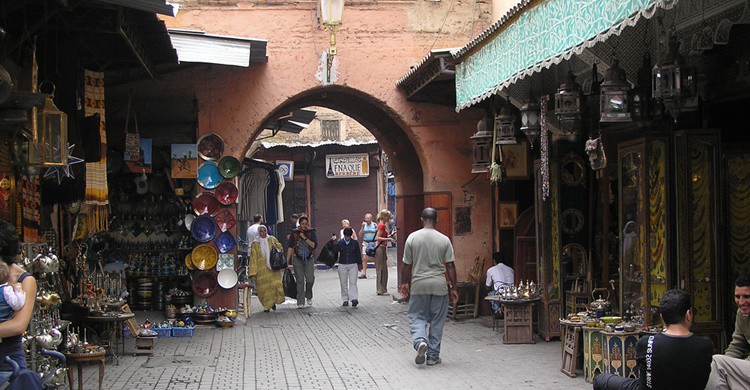 Calle de Marrakech. Francisco Restivo (Flickr)