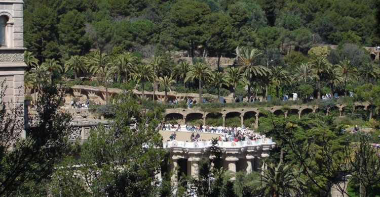 Aspecto general del Parque Güell. Alex Bikfalvi (Flickr)