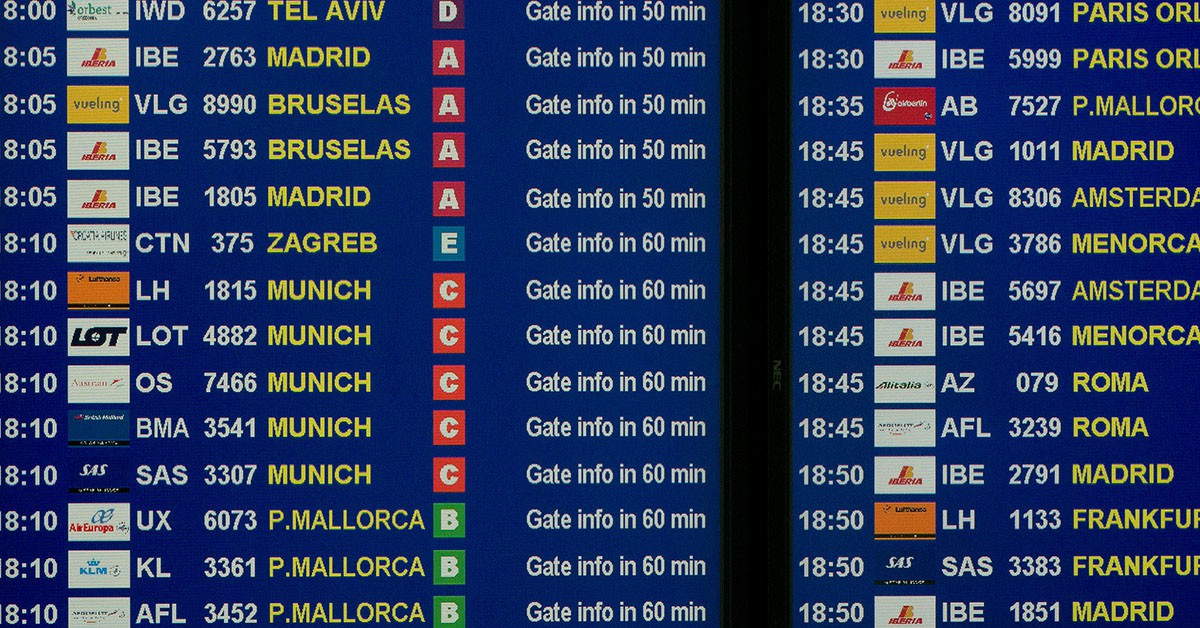 Falta de disponibilidad de avión (Ea5dfv, Flickr)