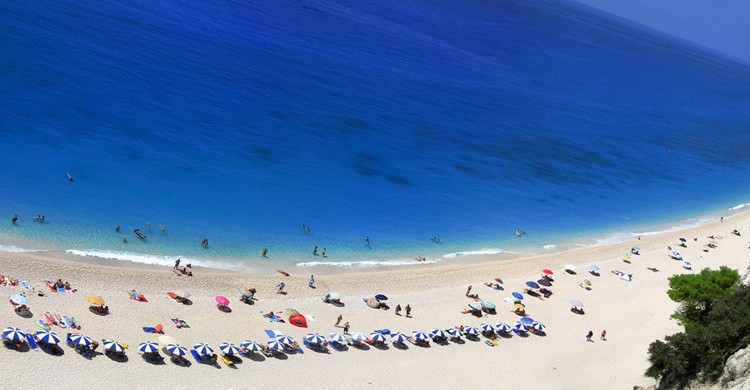Impresionante vista aérea de la playa de Egremni. constant progression (Flickr)