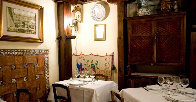 Rincón del restaurante Botín. Restaurante Botín, Facebook