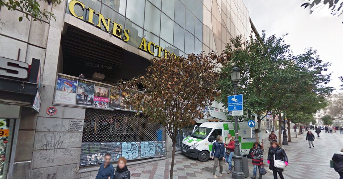 Cines Acteón. Google Maps