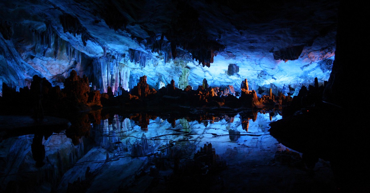 Reed Flute Cave. picture1973, Foter