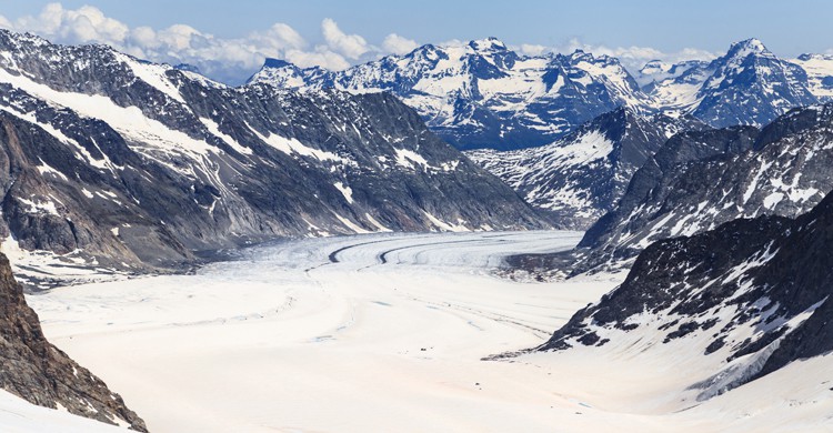 Glaciar Aletsch, en Suiza (iStock)