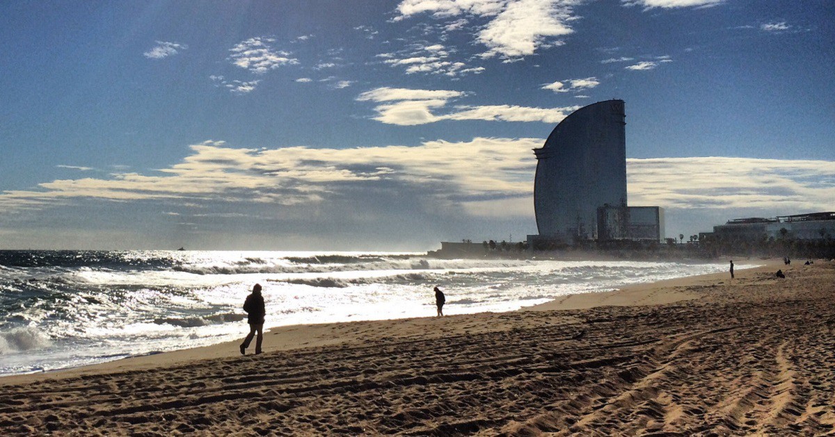 Playa de Barcelona, España