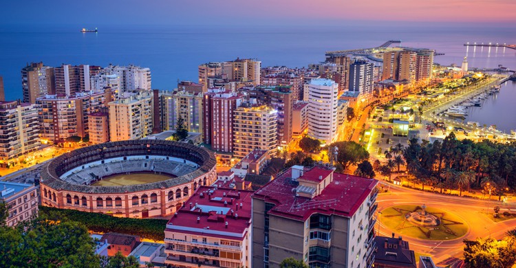 Vista de la ciudad de Málaga (iStock)