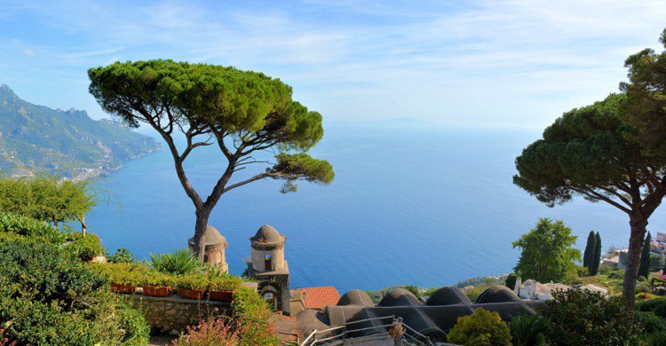 Ravello en la Costa Amafaltina - Risto Ranta (Flickr)