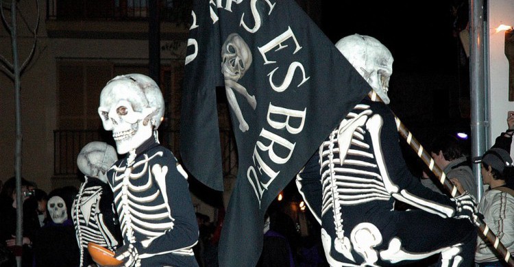 Una noche de 'muertos vivientes' en Verges, Girona (Flickr)