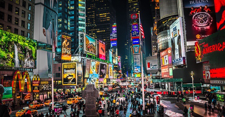 Times Square, en Nueva York. MK Feeney (Flickr)