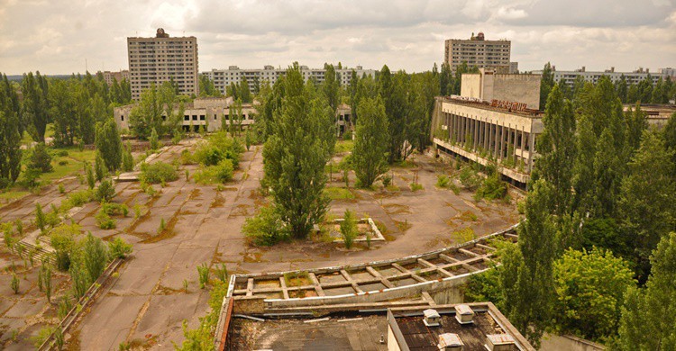 Vista de Prípiat, en Ucrania. Jennifer Boyer (Flickr)