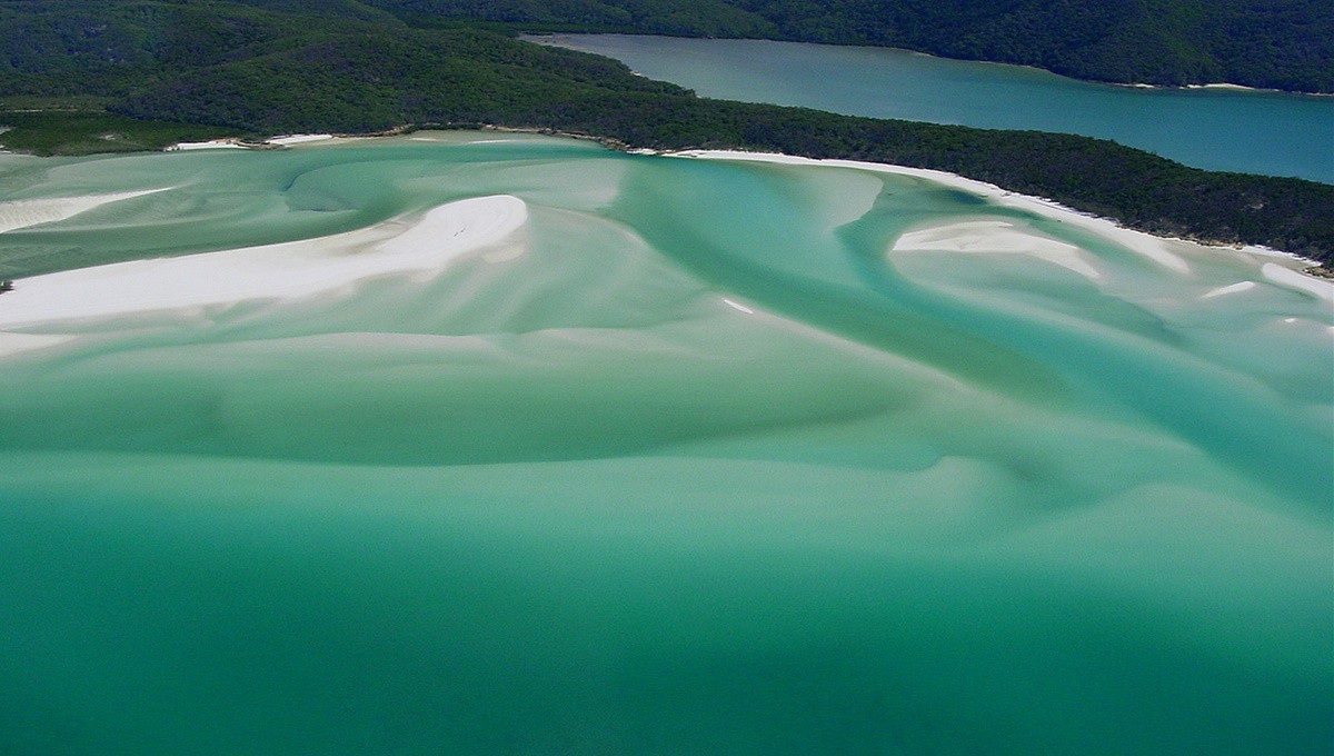 Espectacular playa de Whitehaven en Australia. F Delventhal (Flickr)