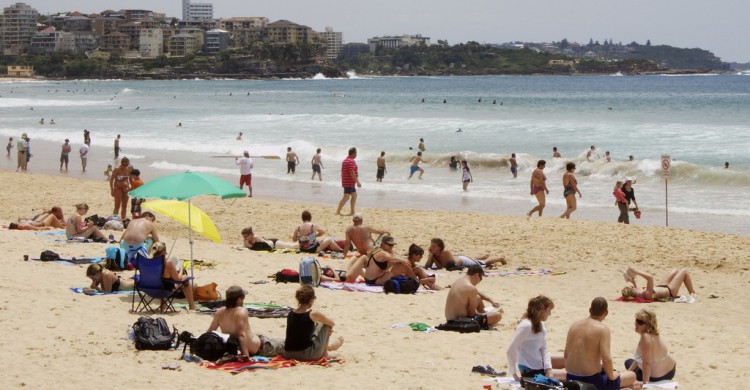 La animada playa de Manly, en Sidney. Matt Morton-Allen (Flickr)