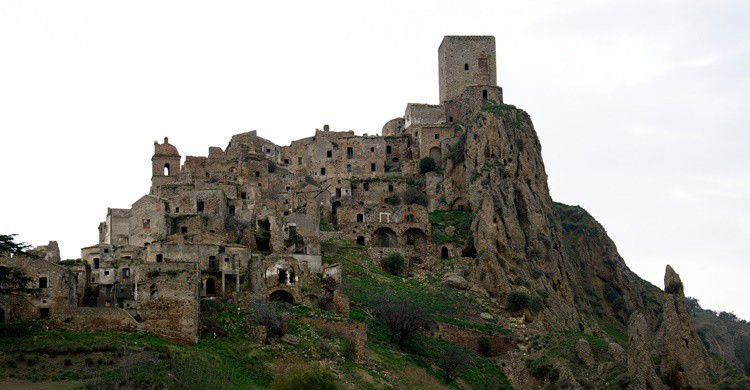 Casco urbano de Craco. Francesco Cirigliano (Flickr)