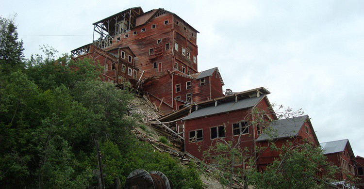 Kennecott, con sus casas de madera abandonadas. Mazaletel (Flickr)