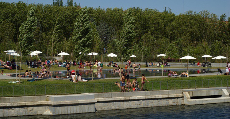 Playa de Madrid Río. Gonzalo Malpartida (Flickr)