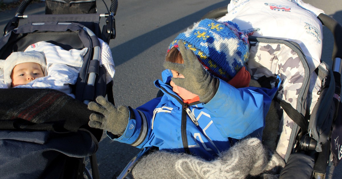 Pareja de niños. Harald Groven, Foter