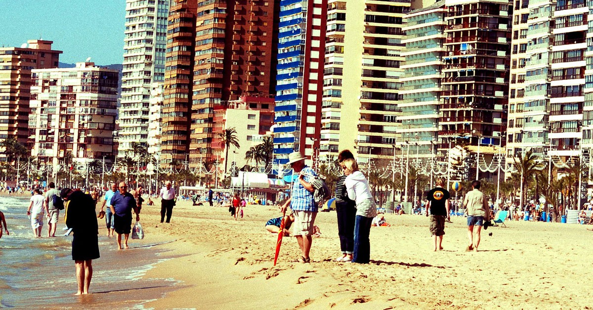Playa de Benidorm, Alicante (Flickr)