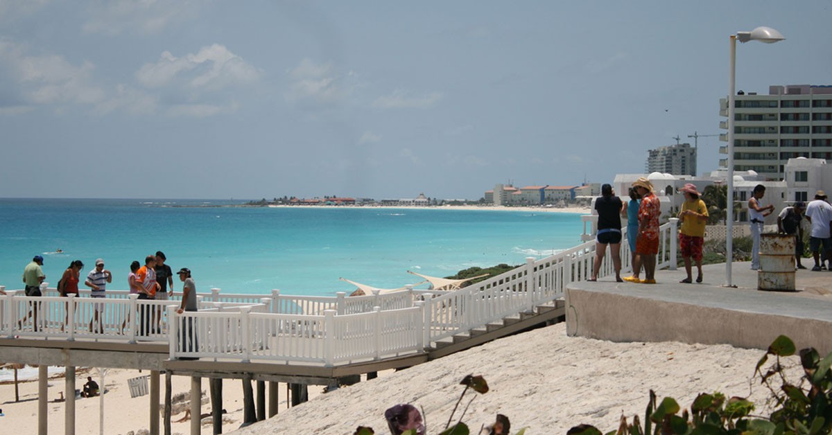 Playa de Cancún, México (Flickr)