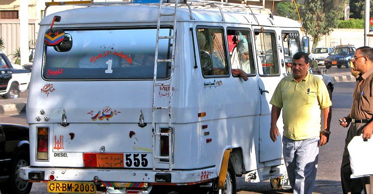 Transporte público en El Cairo, Egipto (Flickr)