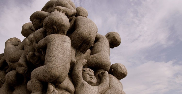 Las famosas esculturas de Oslo, Noruega (Flickr)
