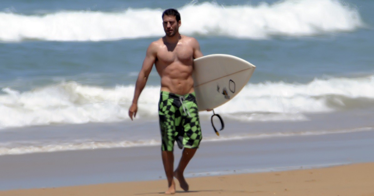 Miguel Angel Silvestre en El Palmar, Cádiz (Gtres)