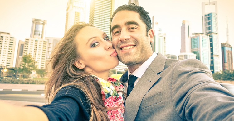 Hacerse un buen selfie en Dubai es todo un reto (iStock)