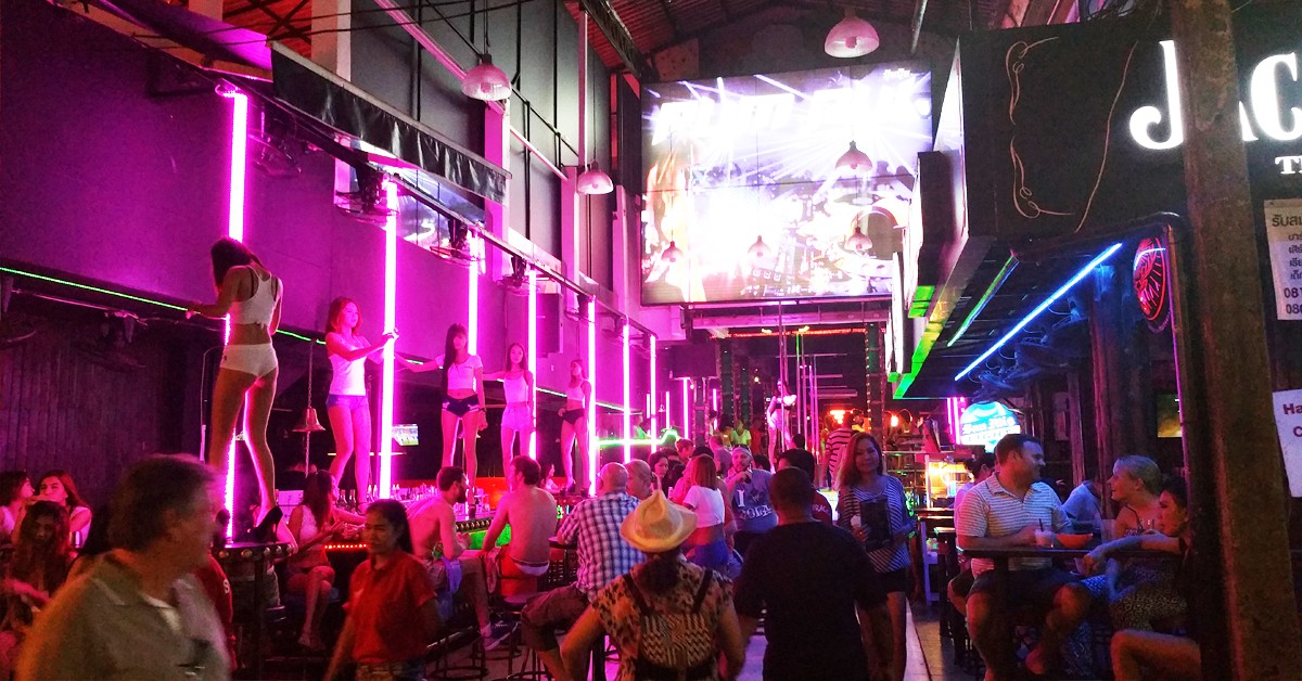 Bailarinas de un club de striptease de Tailandia