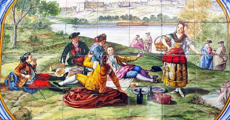 La pradera de San Isidro en el siglo XIX. Manuel (Flickr)