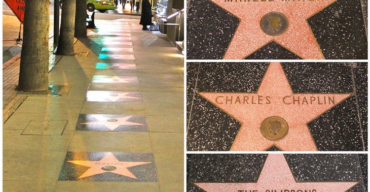 Estrella de Hollywood de Chaplin. David Fulmer (Flickr)