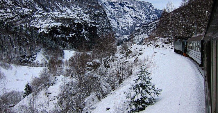 Recorrido del Flåmsbana. Sai Kwong (Flickr)