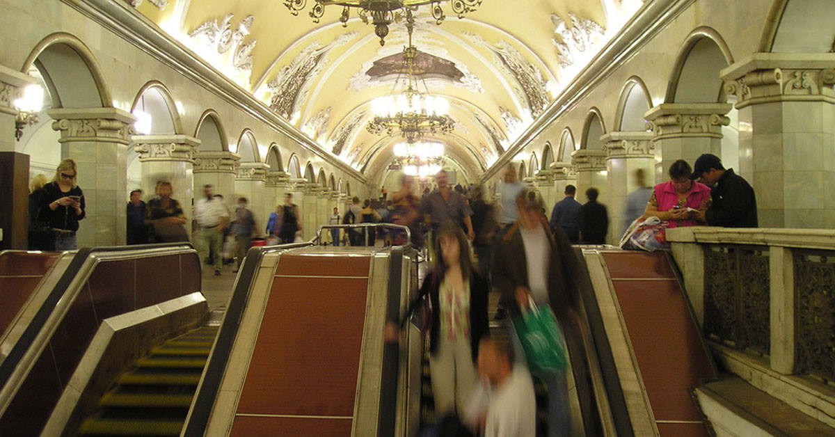 El metro de Moscú, una excelencia arquitectónica (Flickr)