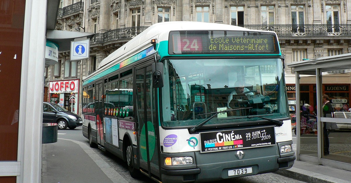 Los eficientes autobuses de París (Flickr)