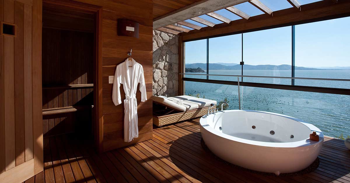 Hotel Ponta dos Ganchos, en Santa Catarina, Brasil (pontadosganchos.com)