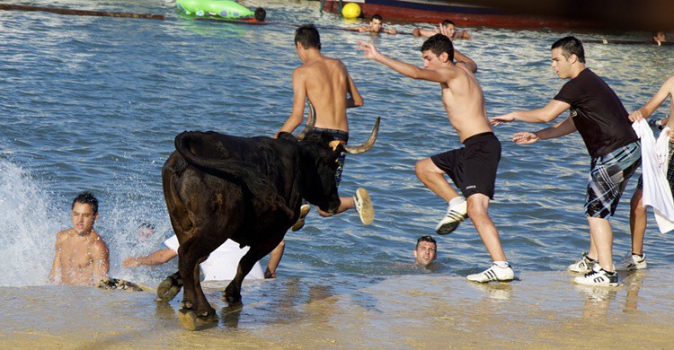 Fiesta de bous a la mar. Emilio del Prado (Flickr)