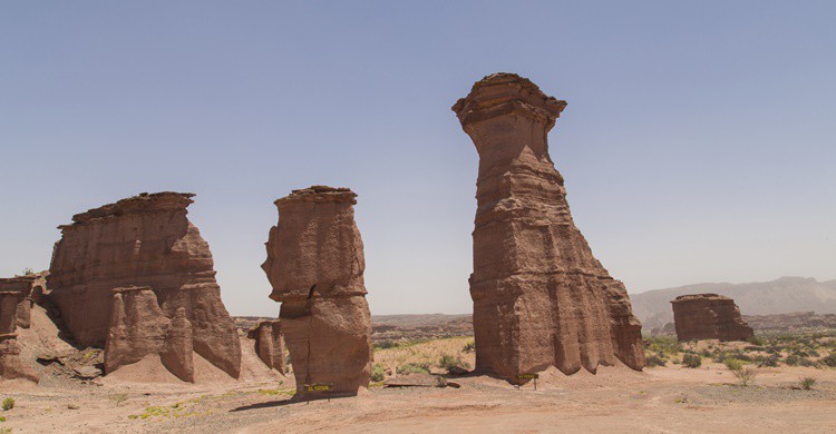 Figuras características del Parque Nacional de Talampaya. Olli0815 (iStock)