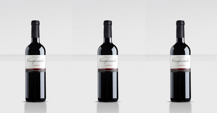 Botella de Canforrales (http://www.bodegascamposreales.com)