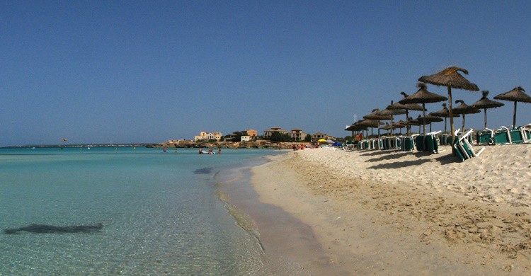 3. Es Trenc en Mallorca.