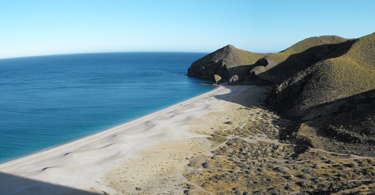 8. Playa de los Muertos en el Cabo de Gata (Almería).