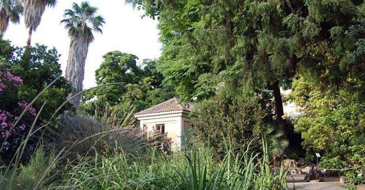 Una de las casetas del parque. Jardí Botànic de la Universitat de València (Facebook)