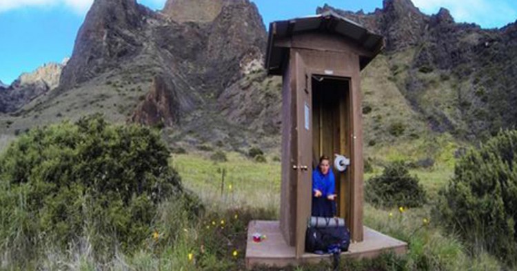 Esperando la erupción desde el baño (Fuente: Instagram)