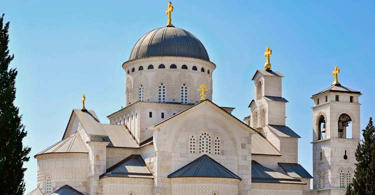 Catedral ortodoxa de la Resurrección de Cristo, en Podgorica (iStock)