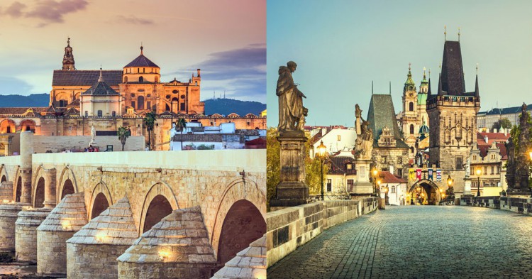 Puente de Córdoba vs Puente de Praga (IStock)
