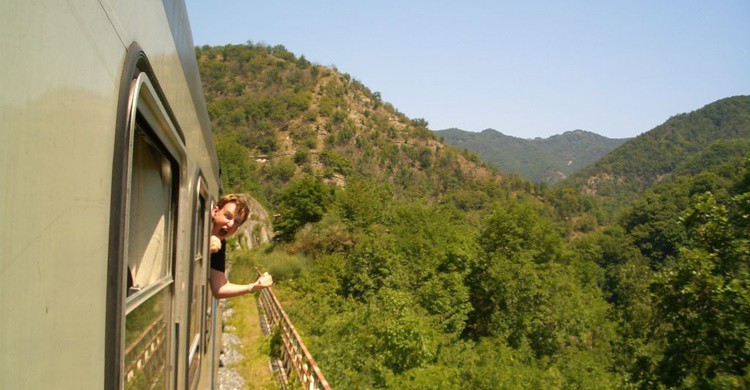 Joven haciendo el Interraíl en Italia. Ruben Bos (Flickr)