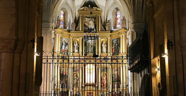 Retablo en la iglesia de Santo Domingo de la Calzada. Miguel Ángel García. (Flickr)