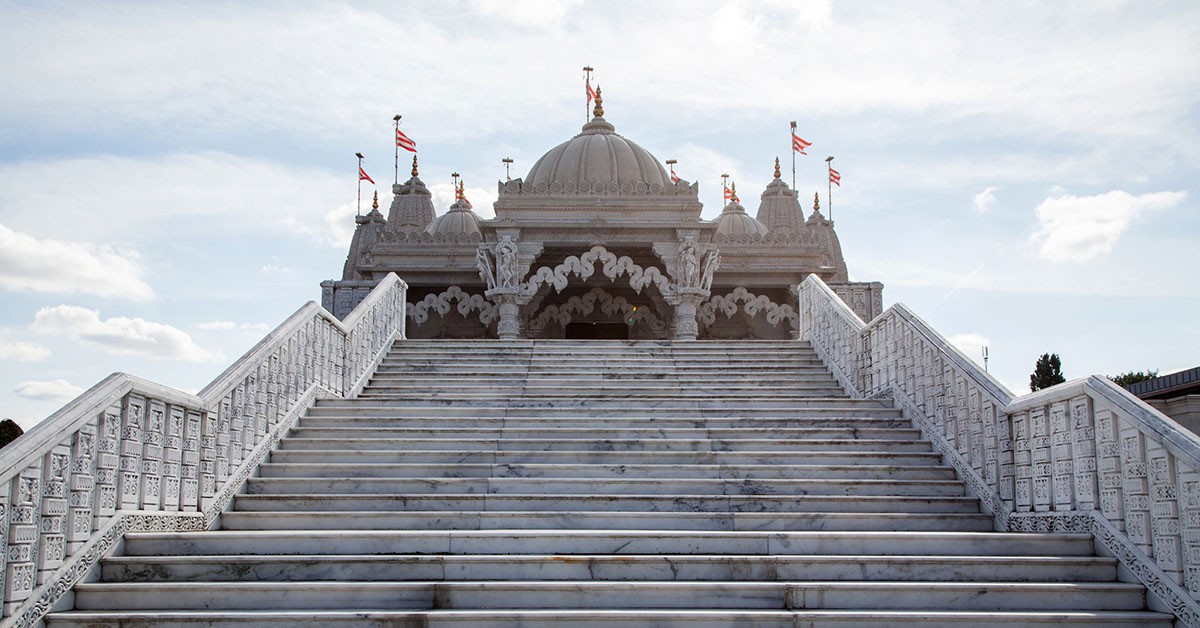 BAPS Shri Swaminarayan Mandir, Londres (Tom Page, Flickr)