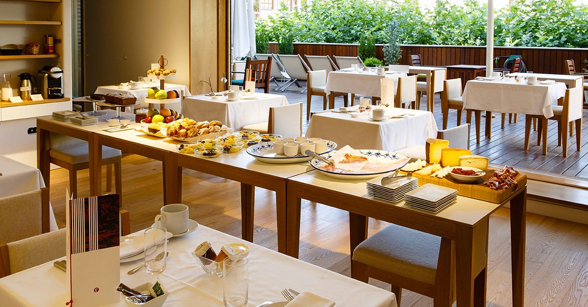 Presentación bufé. Echaurren Hotel Gastronómico