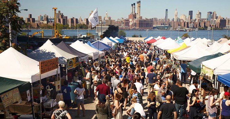 Vista general del mercado. Smorgasburg (Facebook)